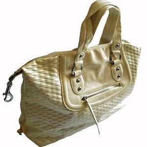 Womens Snake Print Durable Neoprene Rubber Handbag
